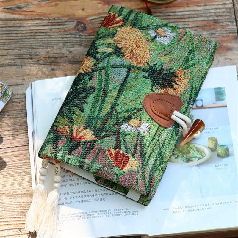 Autumn Garden Jacquard Notebook