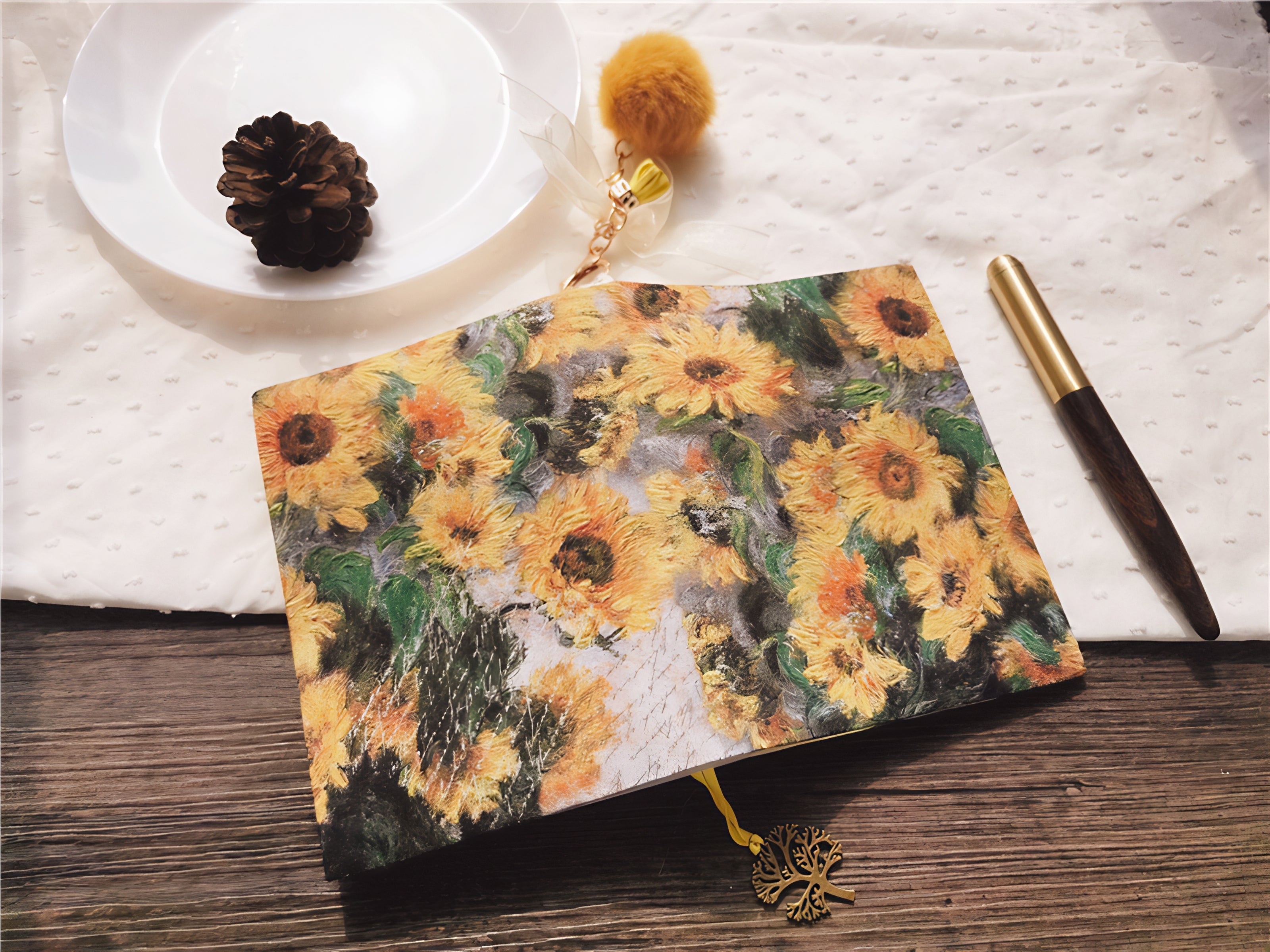 Van Gogh Sunflower Notebook