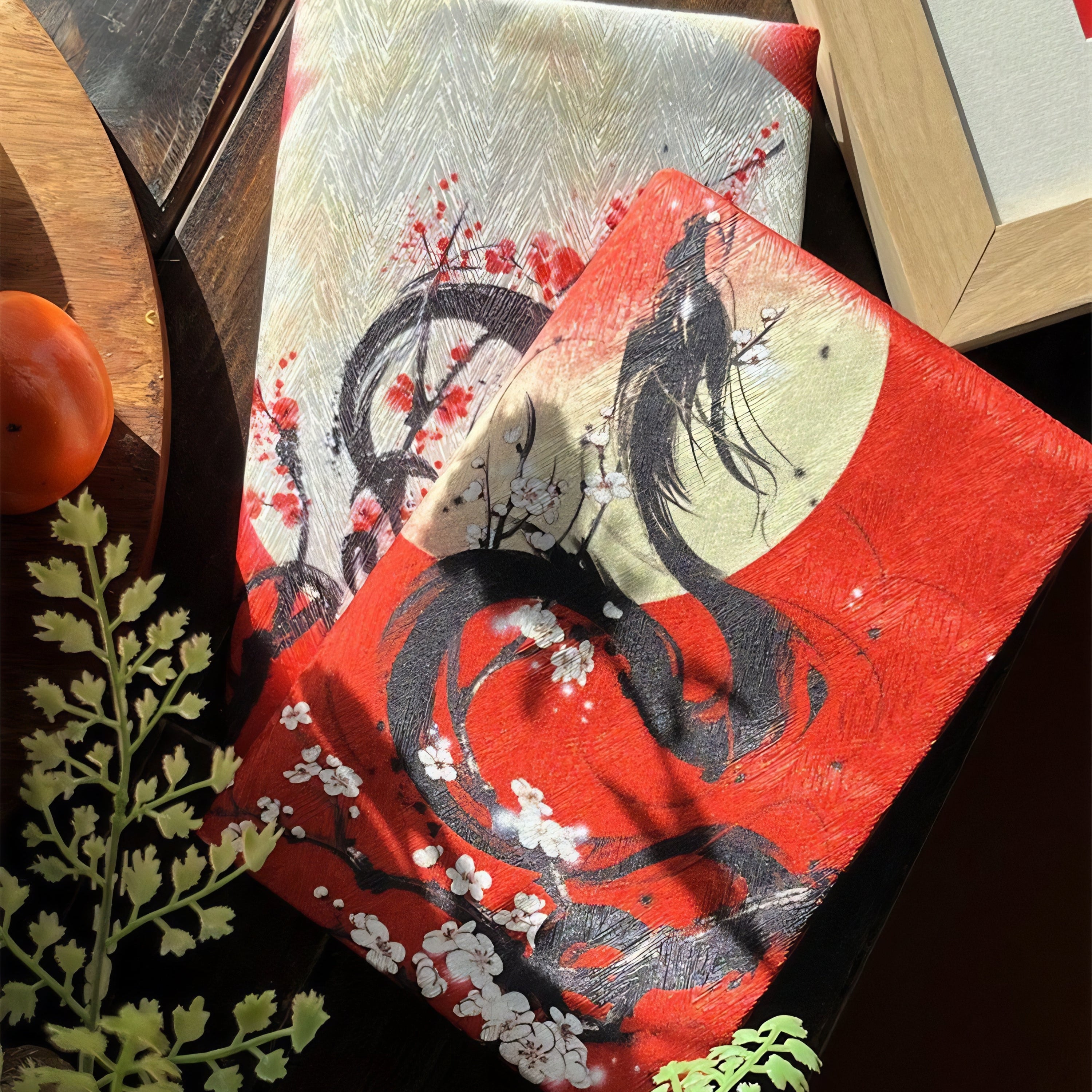 Dragon & Cherry Blossoms Notebook