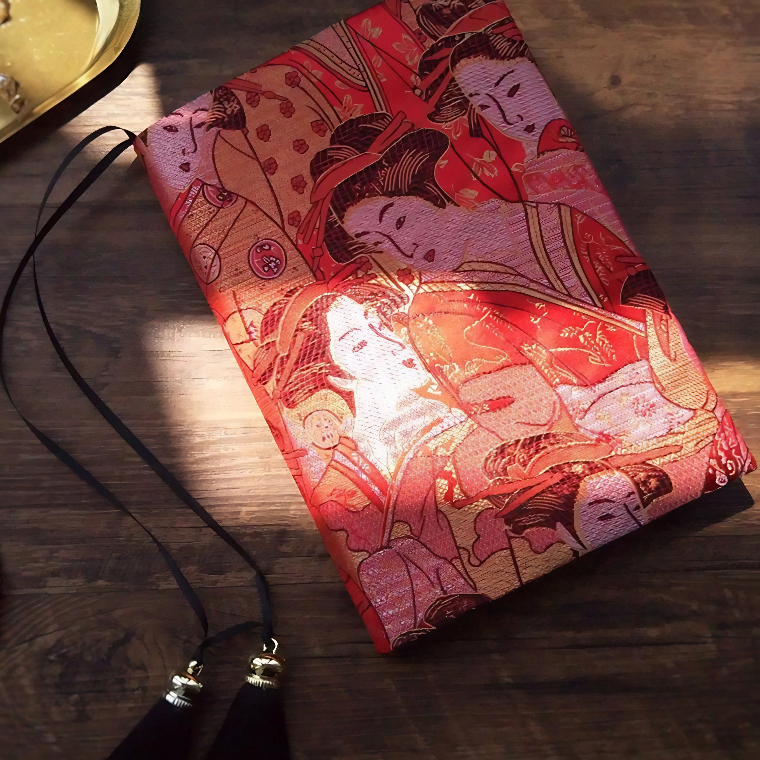 Japanese Geisha Silk Notebook