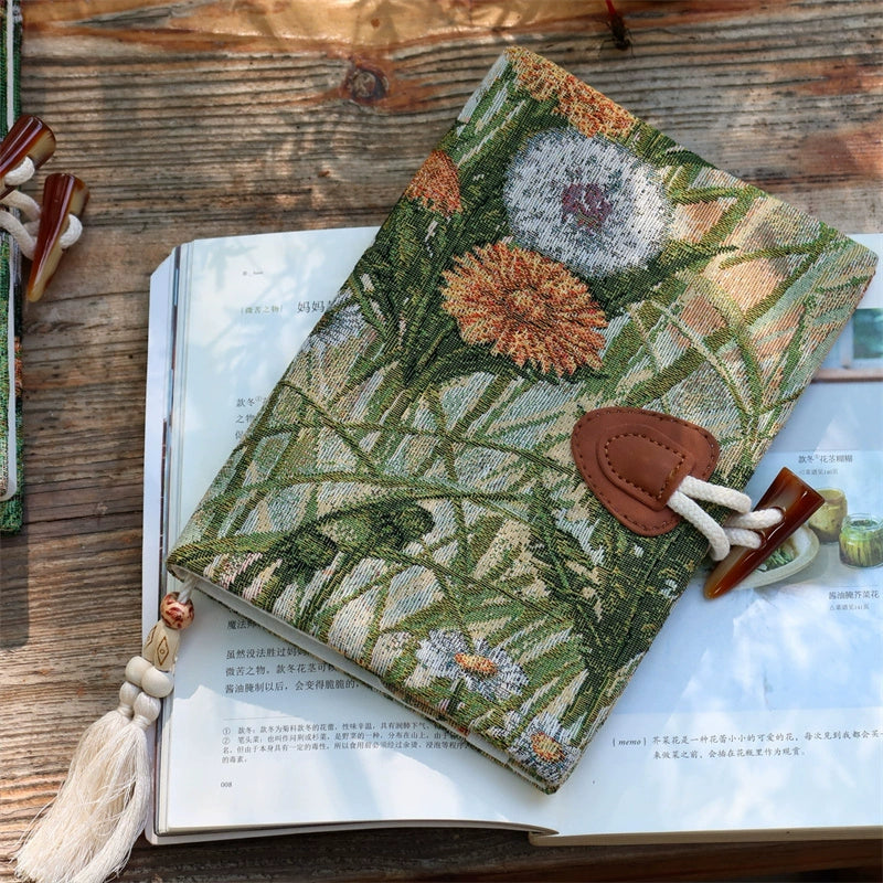 Autumn Garden Jacquard Notebook