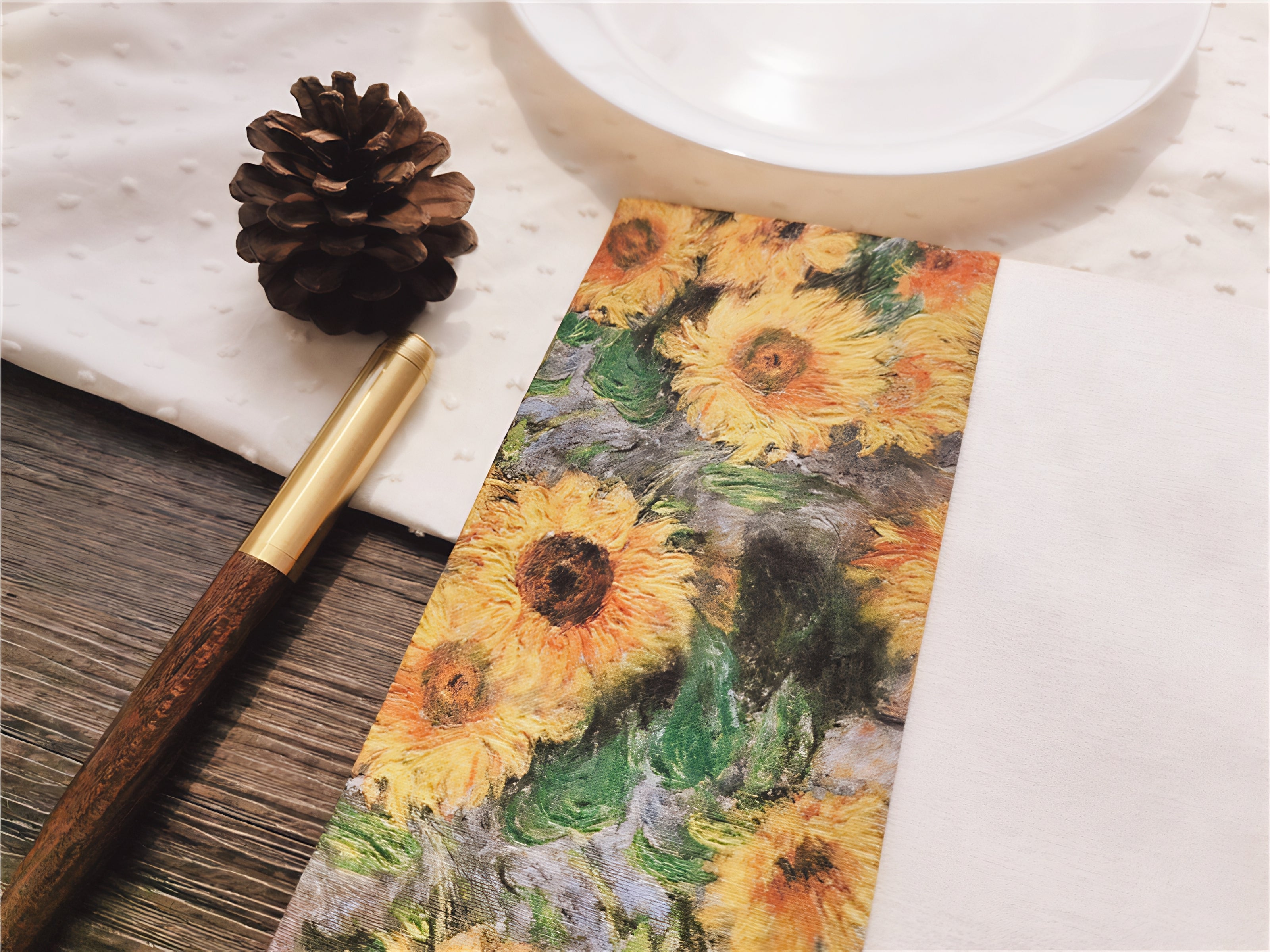 Van Gogh Sunflower Notebook