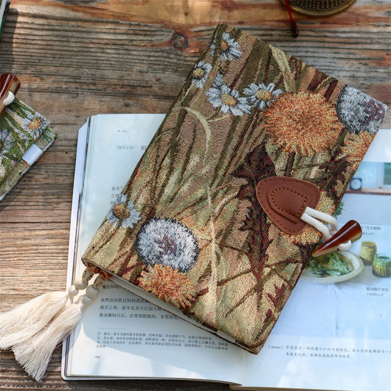 Autumn Garden Jacquard Notebook