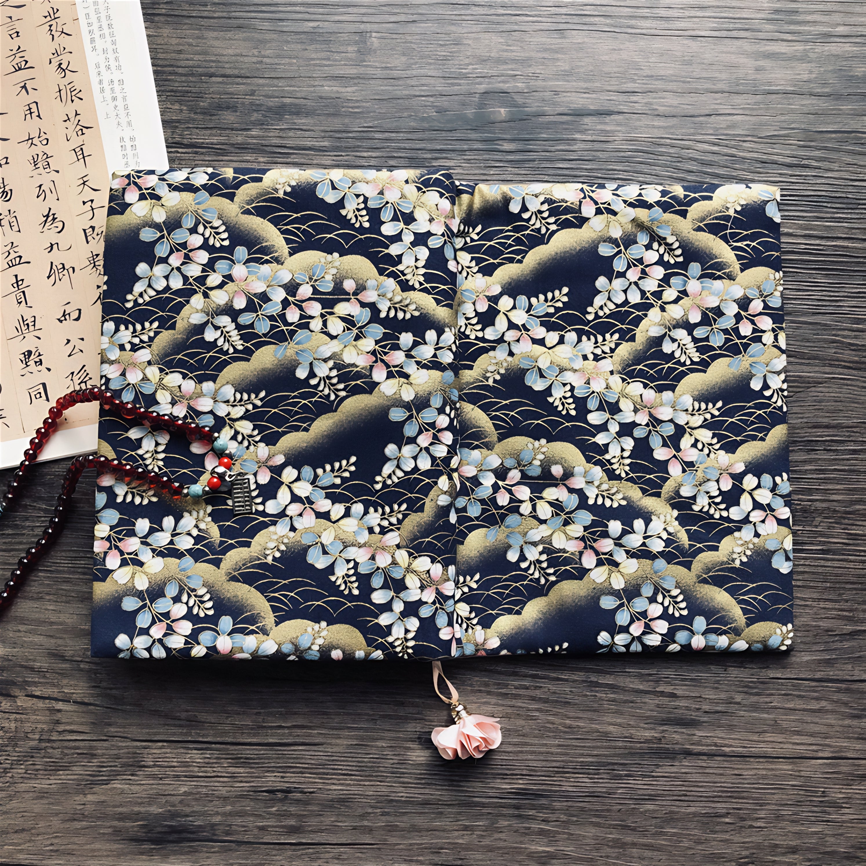 Clouds & Sakura Blossoms Notebook