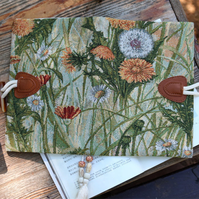 Autumn Garden Jacquard Notebook