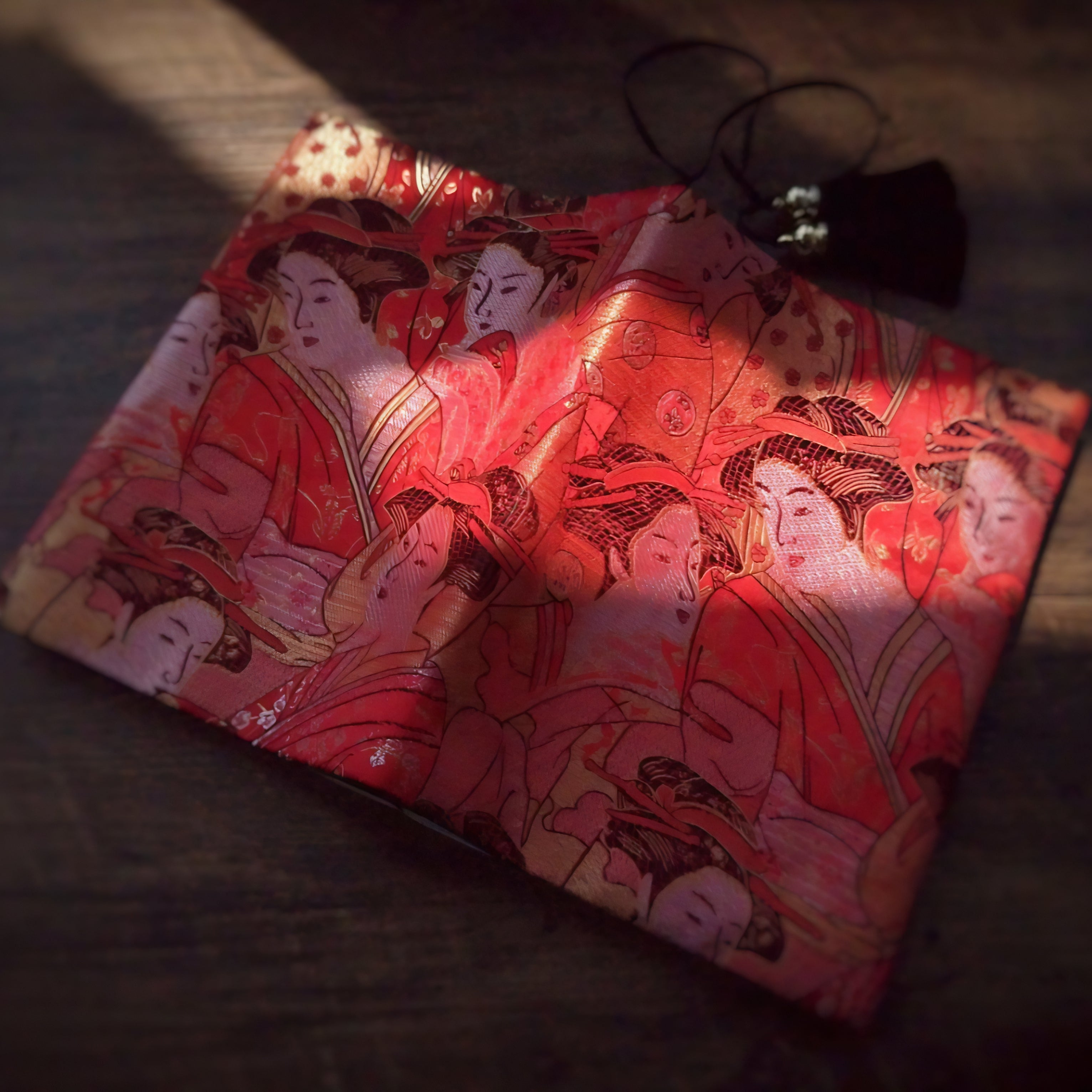Japanese Geisha Silk Notebook