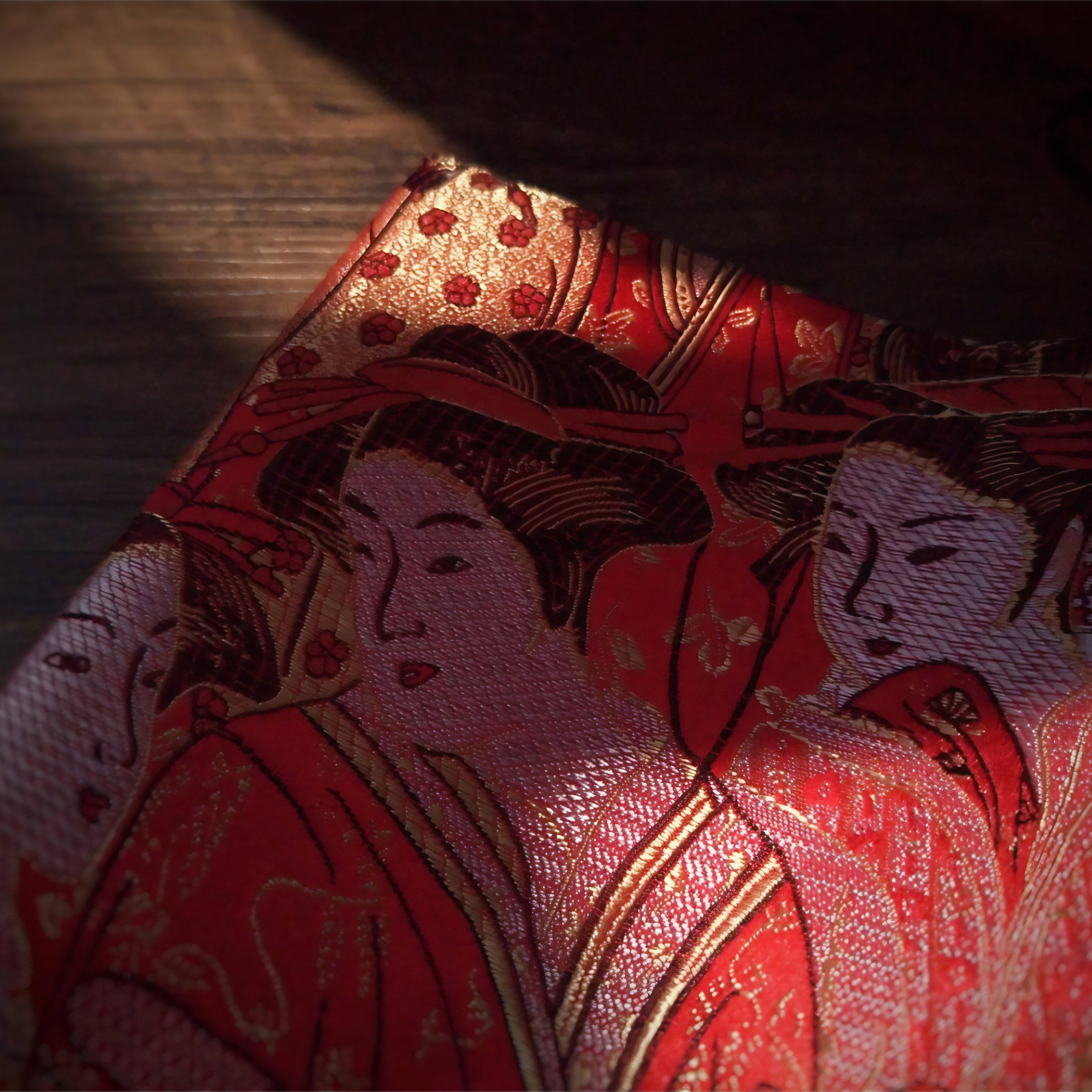 Japanese Geisha Silk Notebook