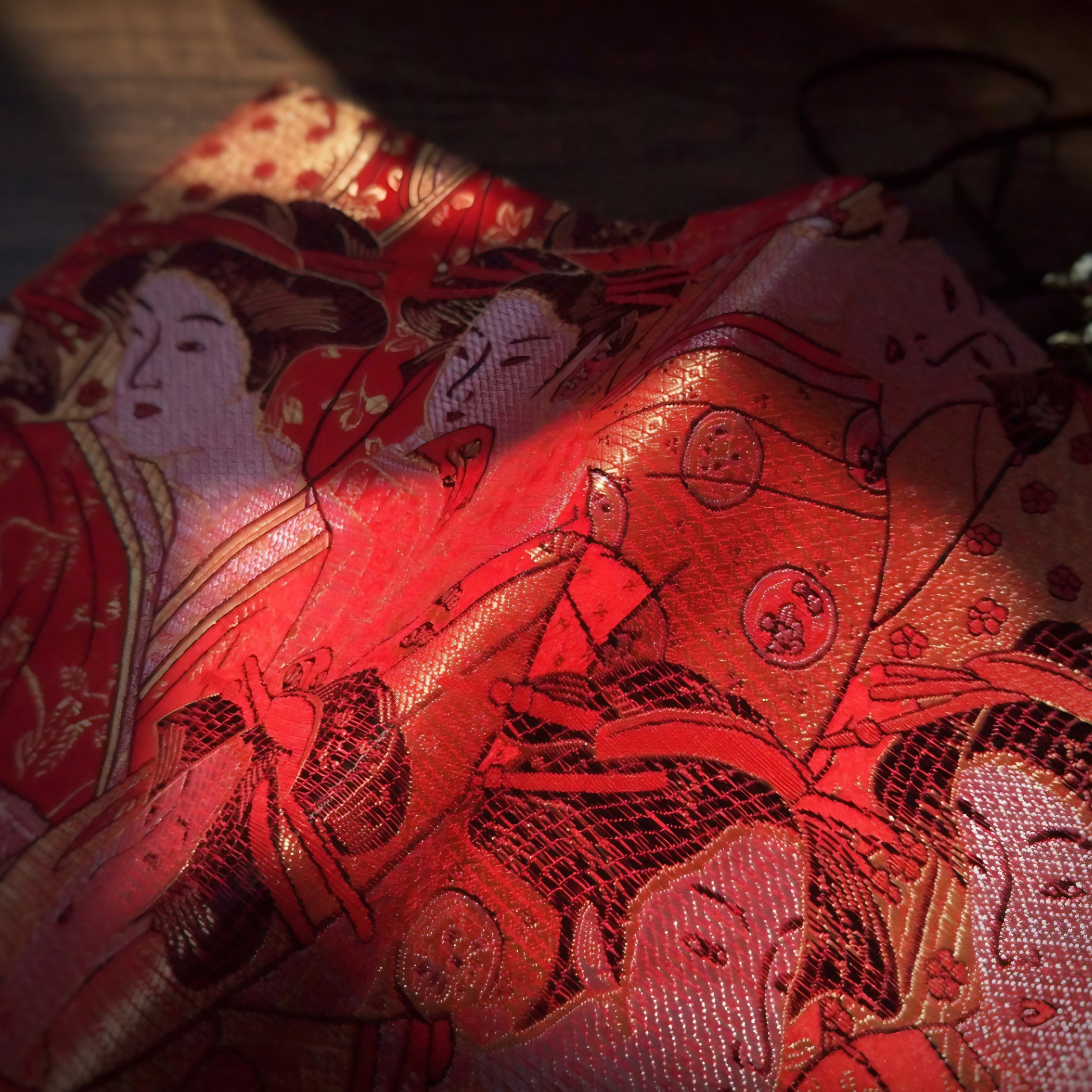 Japanese Geisha Silk Notebook