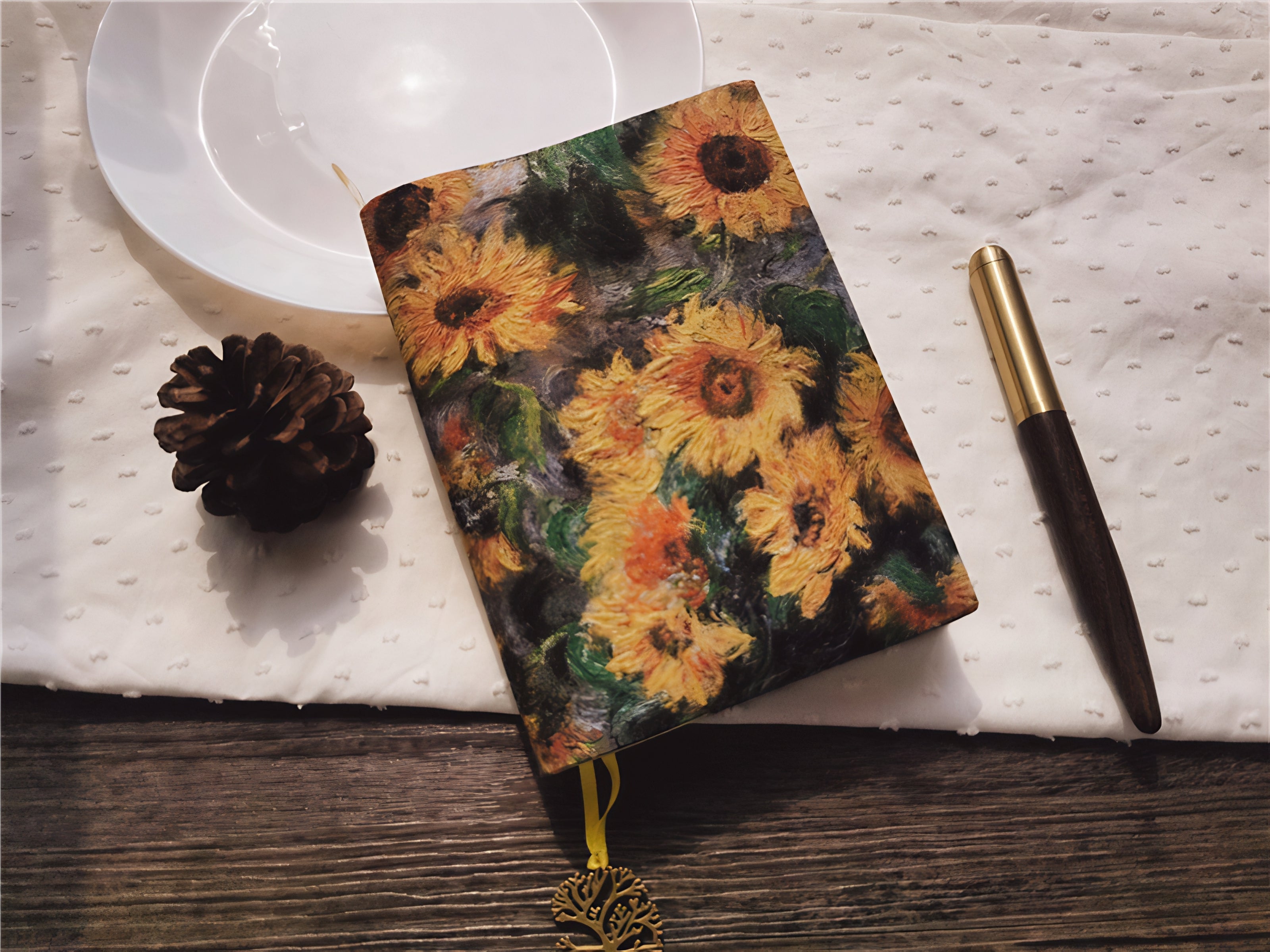 Van Gogh Sunflower Notebook